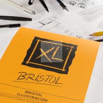 BLOCCO CARTA PER DISEGNO " GRADUATE BRISTOL " F.TO A4 - 25 FG. 180 GR.