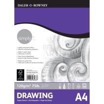 BLOCCO CARTA PER DISEGNO SIMPLY " SKETCH " F.TO A4 - 72 FG. 95 GR. ECONOMICO