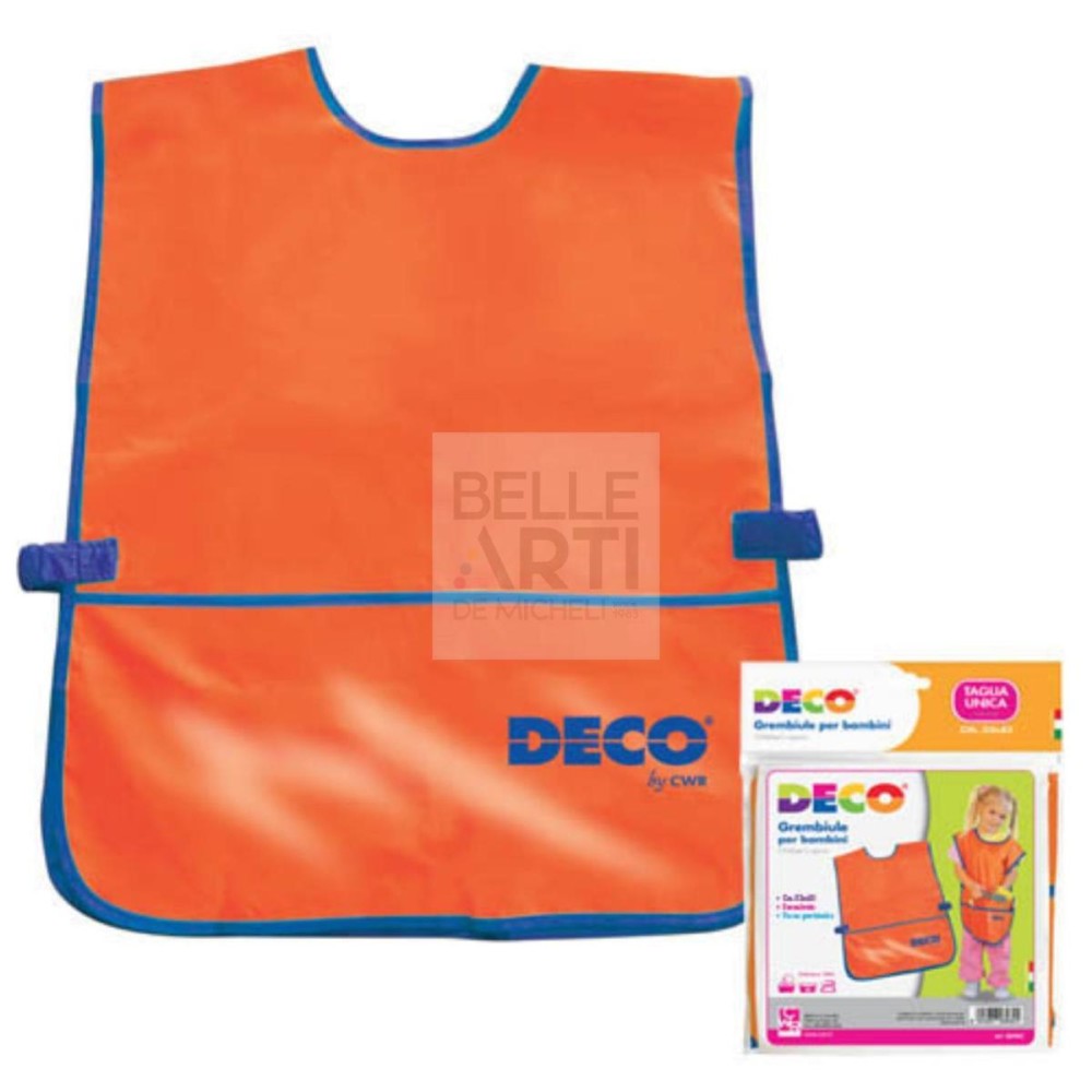 GREMBIULINO PER BAMBINI CM.52X43  CON MANICHE