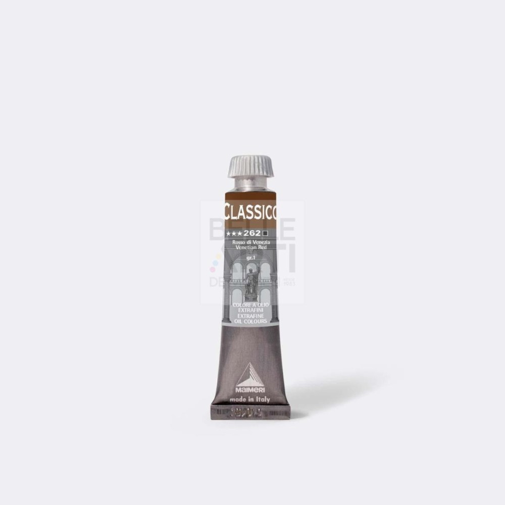 COLORE AD OLIO SERIE CLASSICO DA 20 ml. 262 ROSSO DI VENEZIA