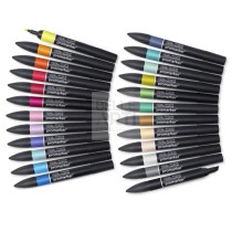 PENNARELLO PROMARKER CONFEZIONE WALLET " Arts & Illustration " SET 24 PENNARELLI + ASTUCCIO CON CHIUSURA