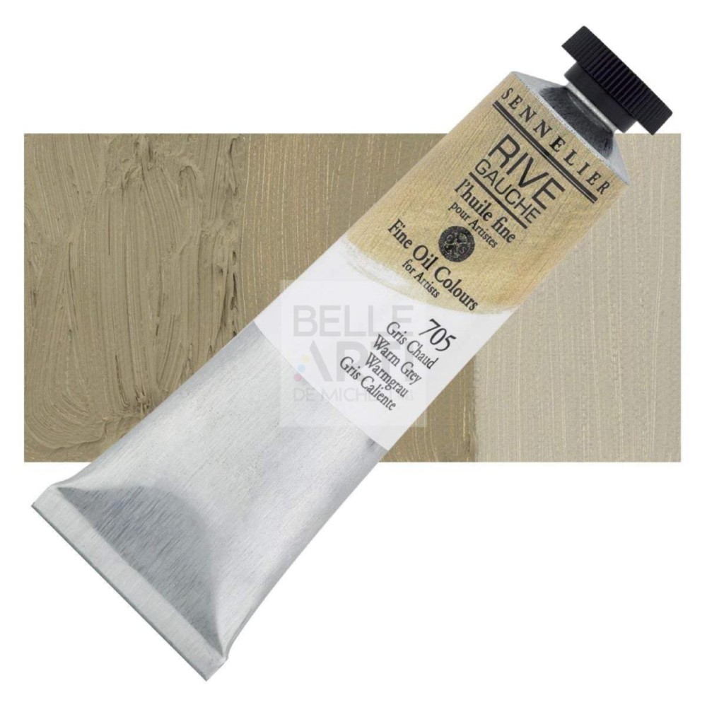 COLORE AD OLIO FINE RIVE GAUCHE - SENNELIER - TUBO DA 40ML 705 GRIGIO CALDO