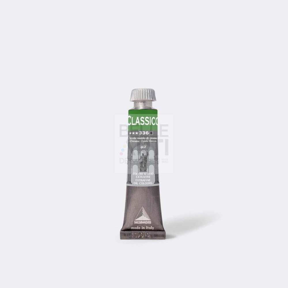 COLORE AD OLIO SERIE CLASSICO DA 20 ml. 336 VERDE OSSIDO CROMO