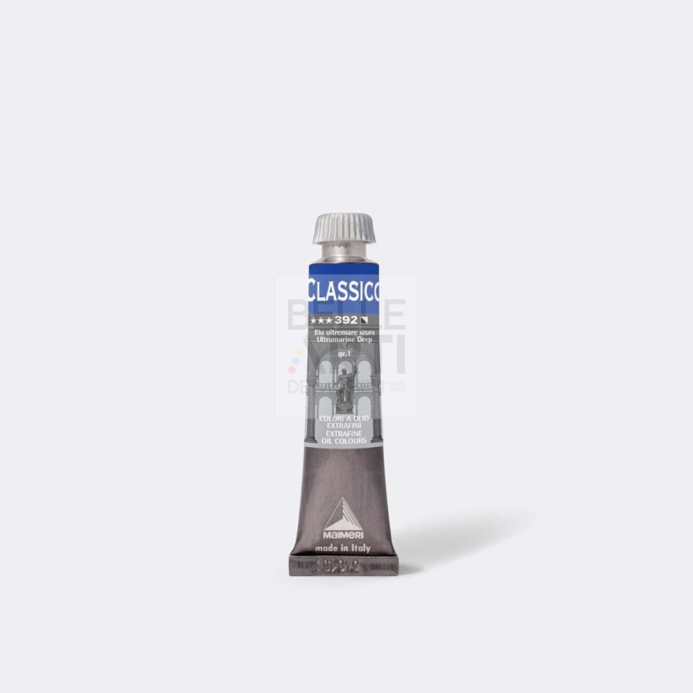 COLORE AD OLIO SERIE CLASSICO DA 20 ml. 392 BLU OLTREMARE SCURO