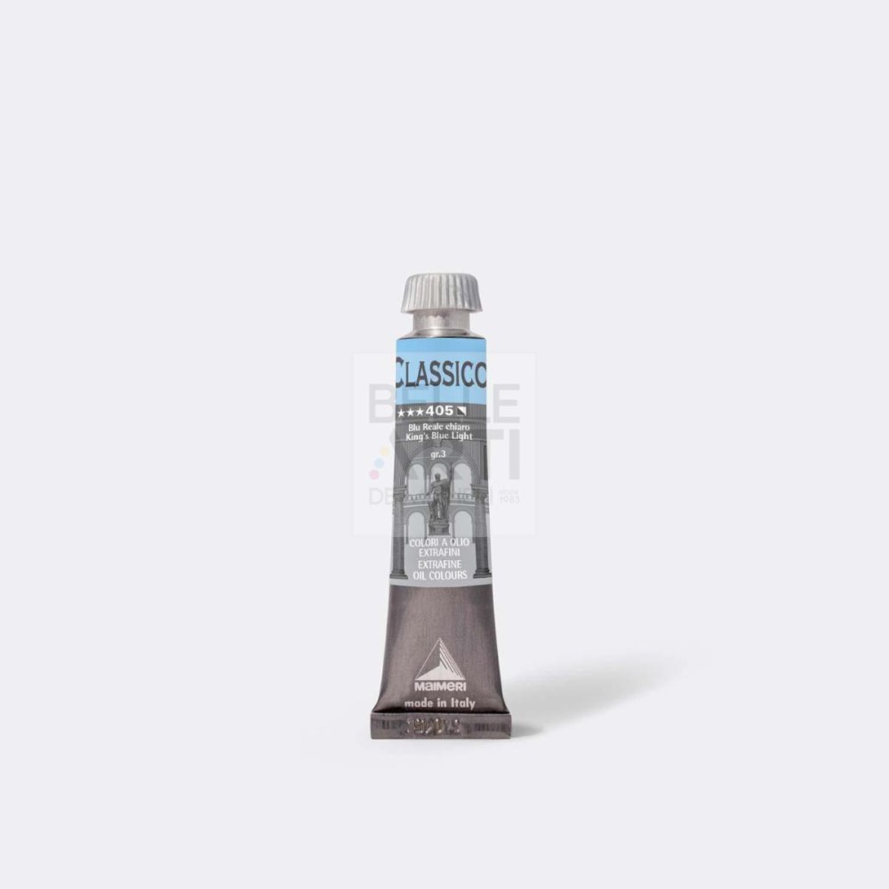 COLORE AD OLIO SERIE CLASSICO DA 20 ml. 405 BLU REALE CHIARO