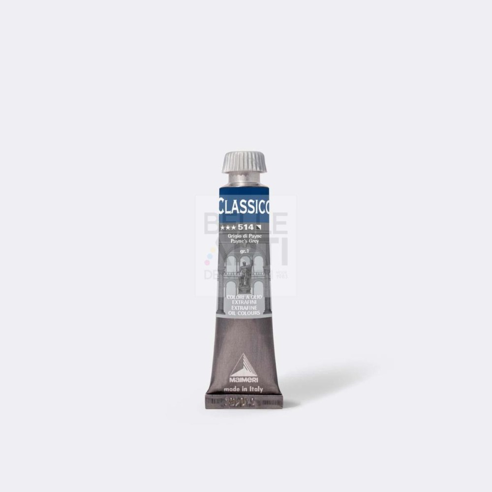 COLORE AD OLIO SERIE CLASSICO DA 20 ml. 514 GRIGIO DI PAYNE