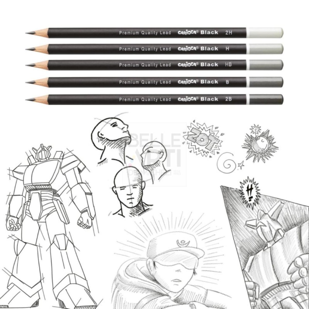 MATITA IN GRAFITE CARIOCA BLACK PENCIL B