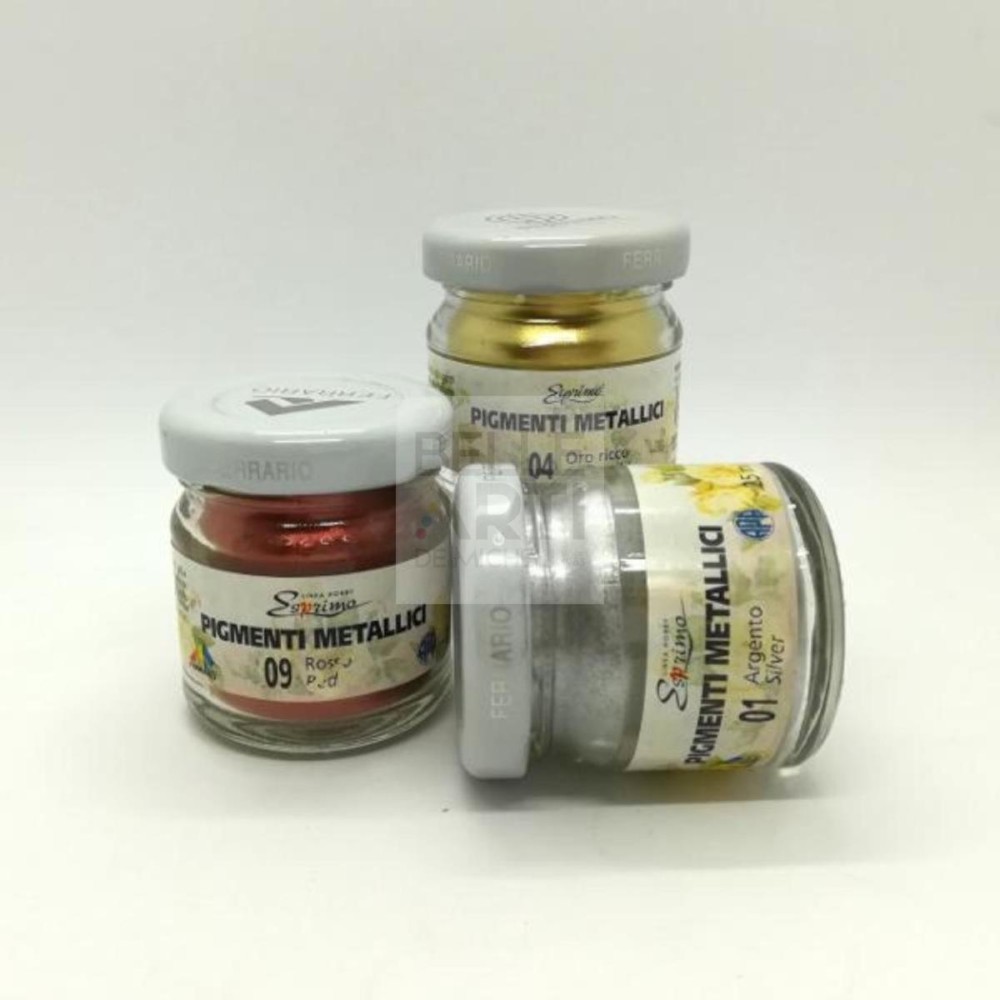 PIGMENTO IN POLVERE METALLICO 25ML 008 ARANCIO