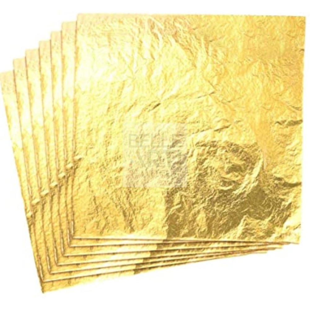 LIBRETTO FOGLIA ORO FINO 23K ALIMENTARE 8X8 25 FOGLI