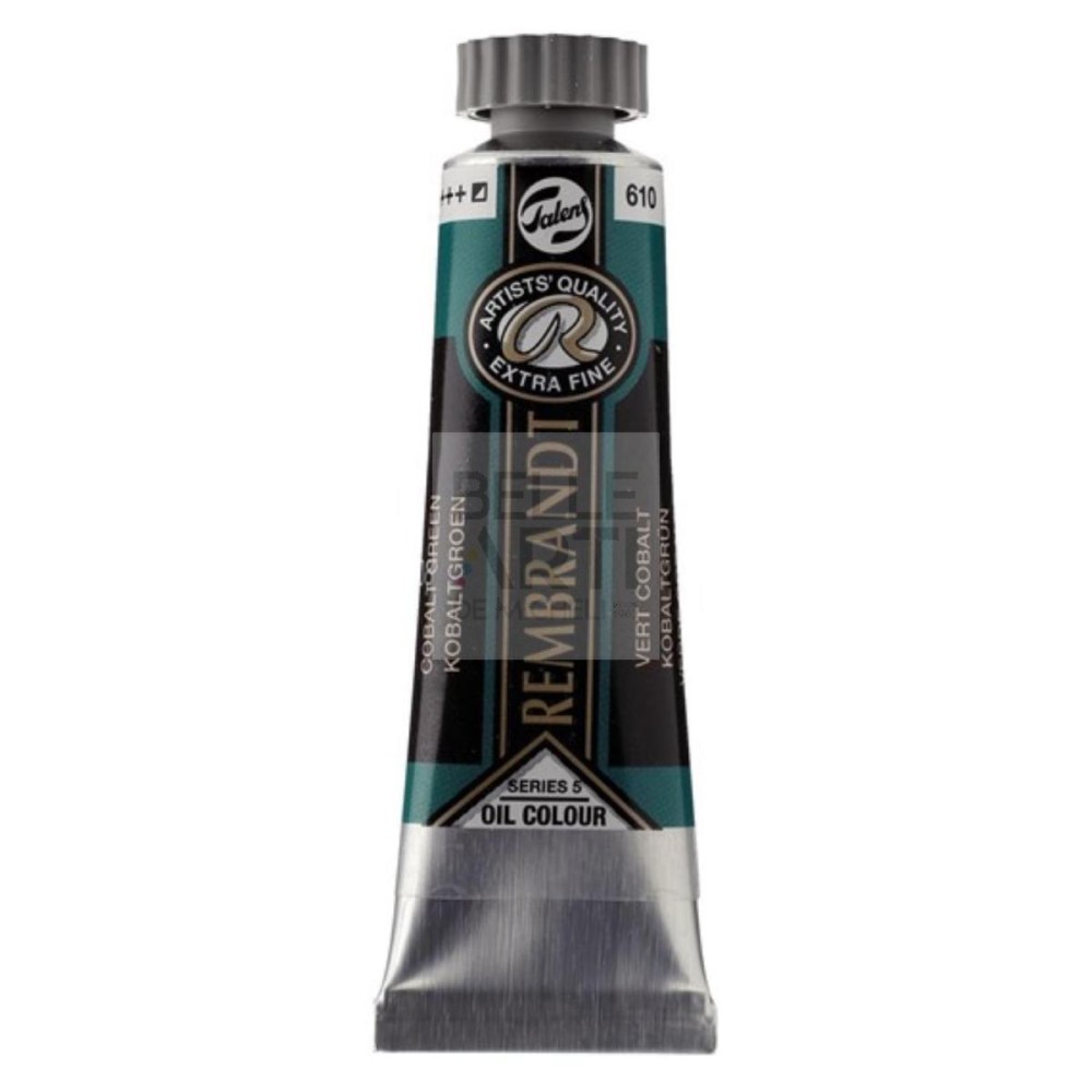 COLORE AD OLIO EXTRA FINE REMBRANDT TUBO T6 DA 15ml 610 VERDE  COBALTO