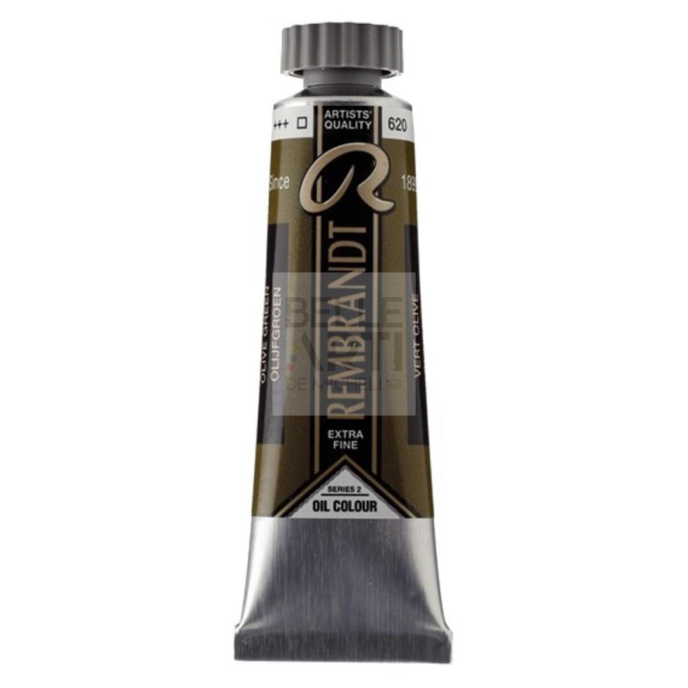 COLORE AD OLIO EXTRA FINE REMBRANDT TUBO T6 DA 15ml 620 VERDE OLIVA