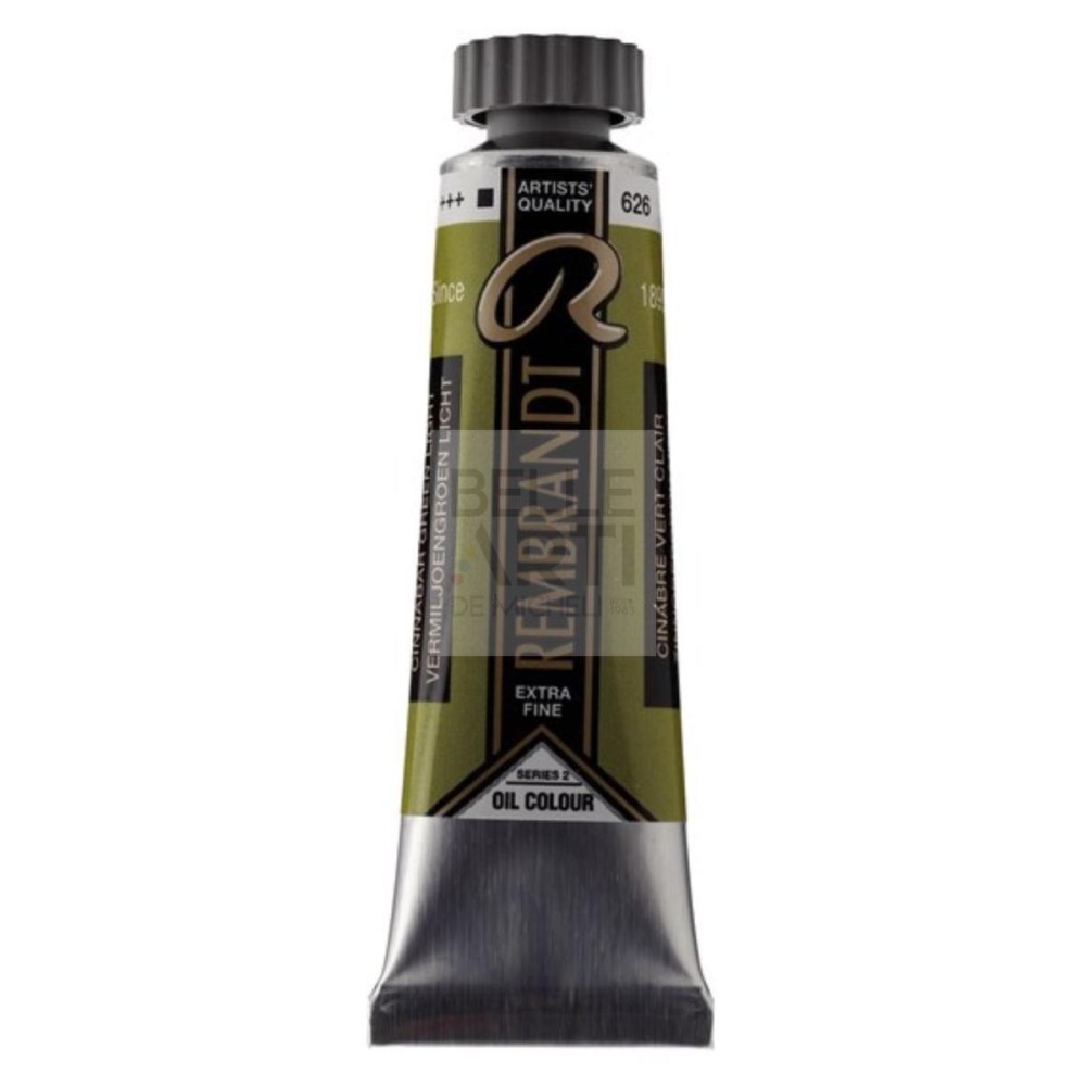 COLORE AD OLIO EXTRA FINE REMBRANDT TUBO T6 DA 15ml 626 CINABRO VERDE CH.
