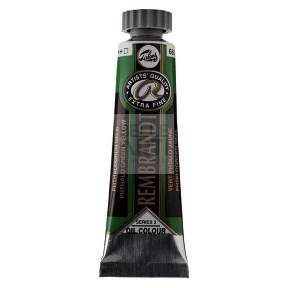 COLORE AD OLIO EXTRA FINE REMBRANDT TUBO T6 DA 15ml 681 VERDE GIALLASTRO FT.