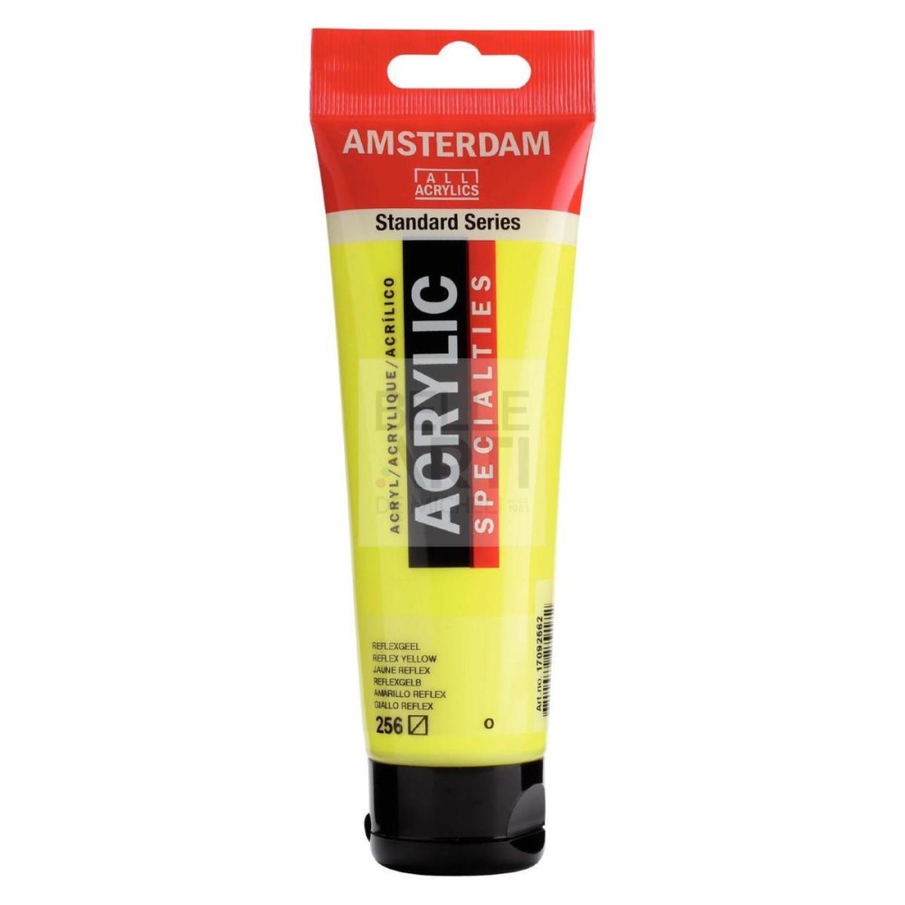 COLORE ACRILICO AMSTERDAM "ACRYLIC" TUBO DA 120ML 256 GIALLO REFLEX