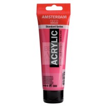 COLORE ACRILICO AMSTERDAM "ACRYLIC" TUBO DA 120ML 366 ROSA QUINACR.