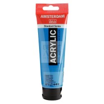 COLORE ACRILICO AMSTERDAM "ACRYLIC" TUBO DA 120ML 572 BLU PRIMARIO CYAN