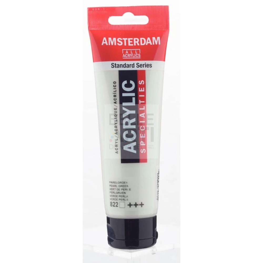 COLORE ACRILICO AMSTERDAM "ACRYLIC" TUBO DA 120ML 822 VERDE PERLATO