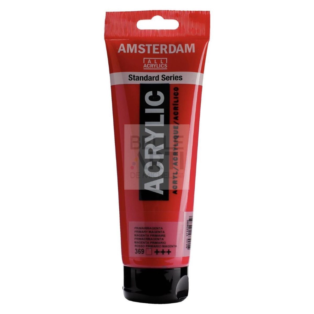 COLORE ACRILICO AMSTERDAM "ACRYLIC" TUBO DA 250ML 369 MAGENTA PRIMARIO