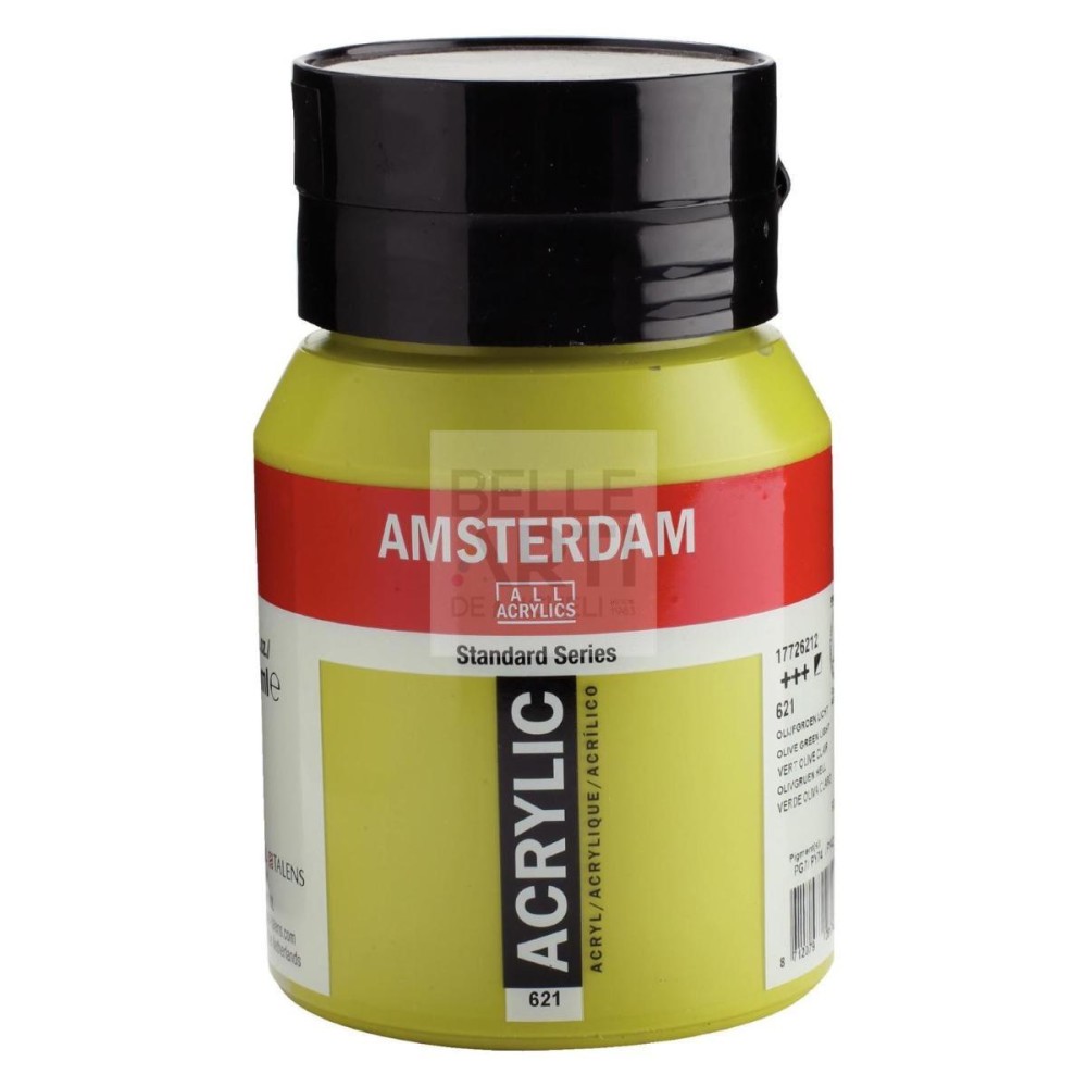 COLORE ACRILICO AMSTERDAM "ACRYLIC" FLACONE DA 500ML 619 VERDE PERM. SCURO