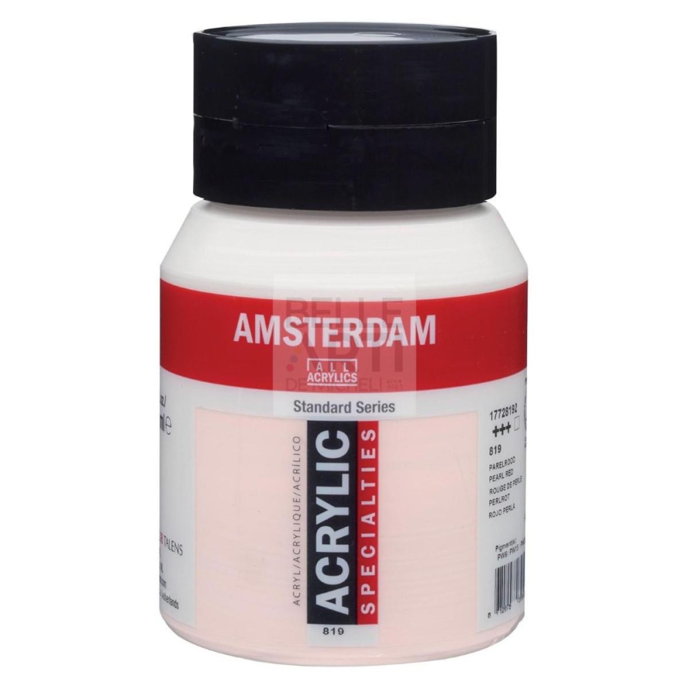 COLORE ACRILICO AMSTERDAM "ACRYLIC" FLACONE DA 500ML 818 GIALLO PERLATO