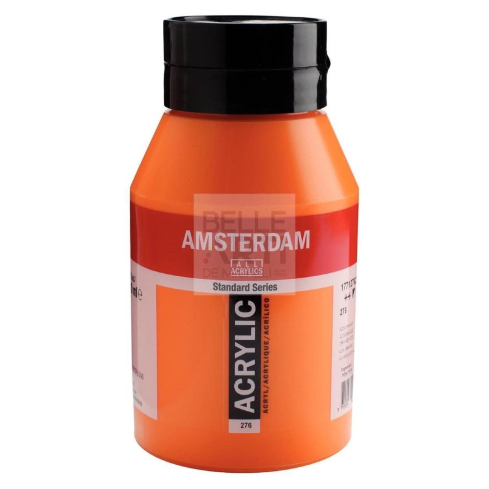 COLORE ACRILICO AMSTERDAM "ACRYLIC" FLACONE DA 1L 276 ARANCIO AZOICO