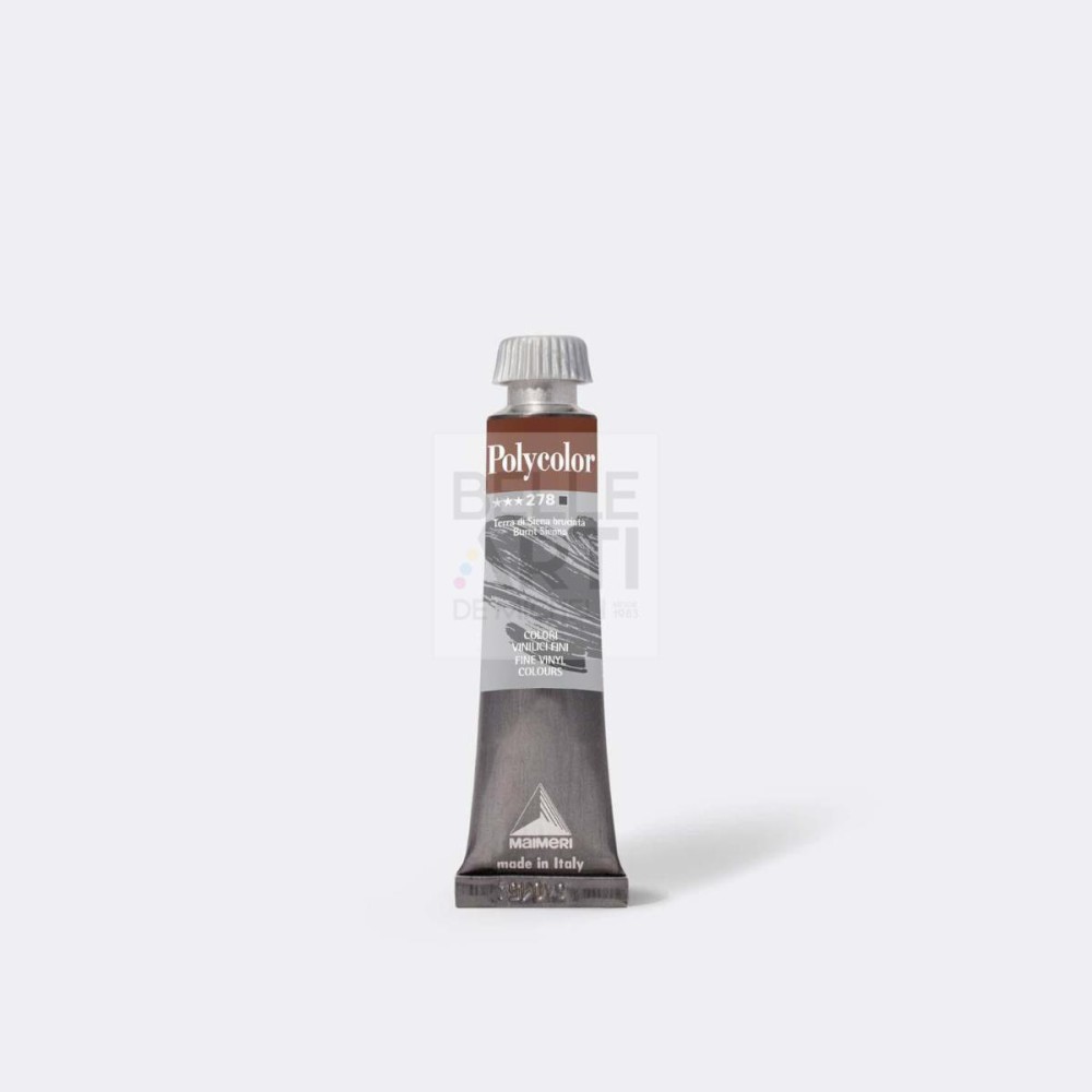 COLORE ACRILICO SERIE POLYCOLOR DA 20 ml 278 TERRA SIENA BRUCIATA