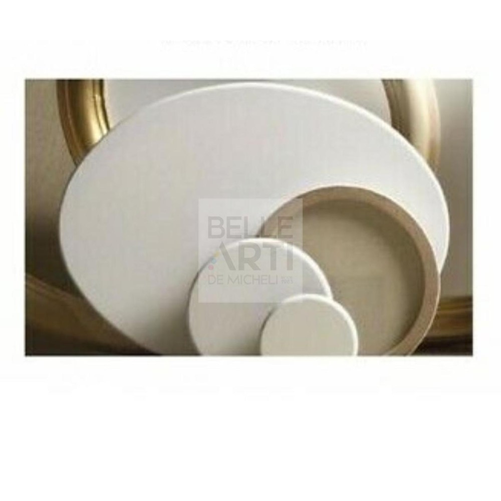TOILE DE COTON OVALE 40X50