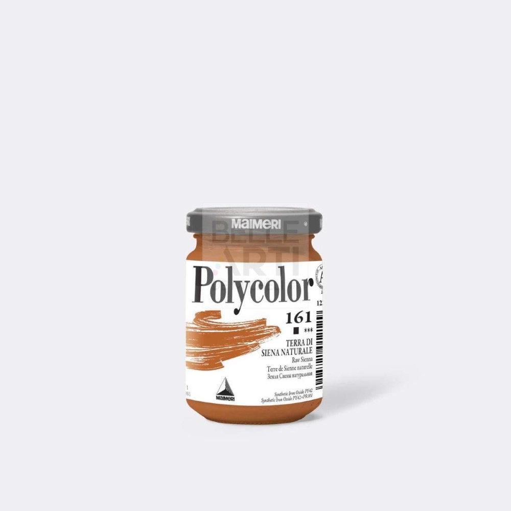 COLORE ACRILICO SERIE POLYCOLOR DA 140 ml 161 TERRA SIENA NATURALE