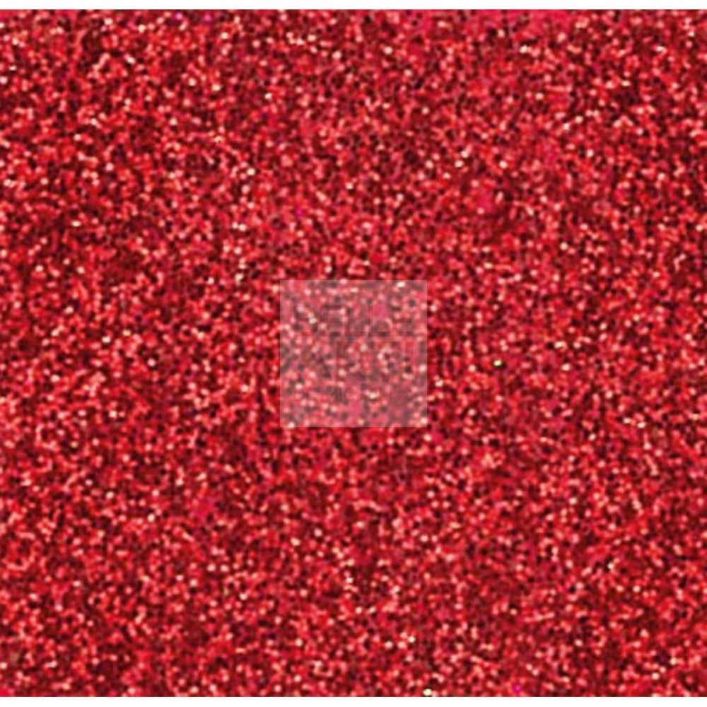 MOOSGUMMI 40 X 60 CM 2 MM ROSSO GLITTER