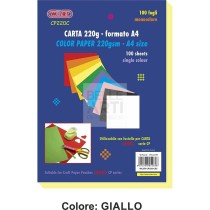 CARTA COLORATA A4 220GSM GIALLO
