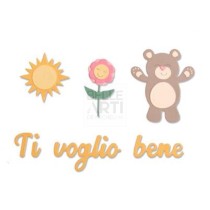 FUSTELLA THINLITS SET X9 TI VOGLIO BENE