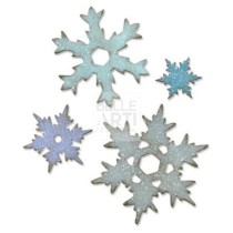 FUSTELLA BIGZ L STACKED SNOWFLACKES