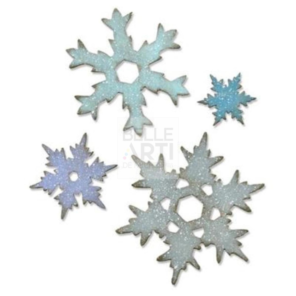 FUSTELLA BIGZ L STACKED SNOWFLACKES