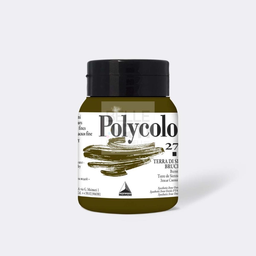 COLORE ACRILICO SERIE POLYCOLOR DA 500 ml 278 TERRA SIENA BRUCIATA