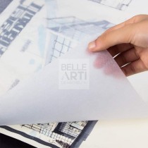 CARTA DA LUCIDO ROTOLO 0.375X20 M 40/45 GR. - TRASPARENTE