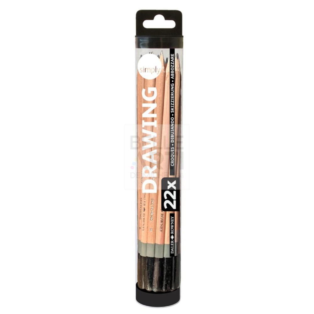 SET MATITE PER DISEGNO ASSORTITE SIMPLY 22 PZ