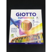 GIOTTO SUPERMINA ASTUCCIO  PZ 18 + 2 MATITE HB/2B