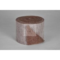 NASTRO FELTRO BICOLORE H. 15 CM SABBIA/FANGO/BIANCO