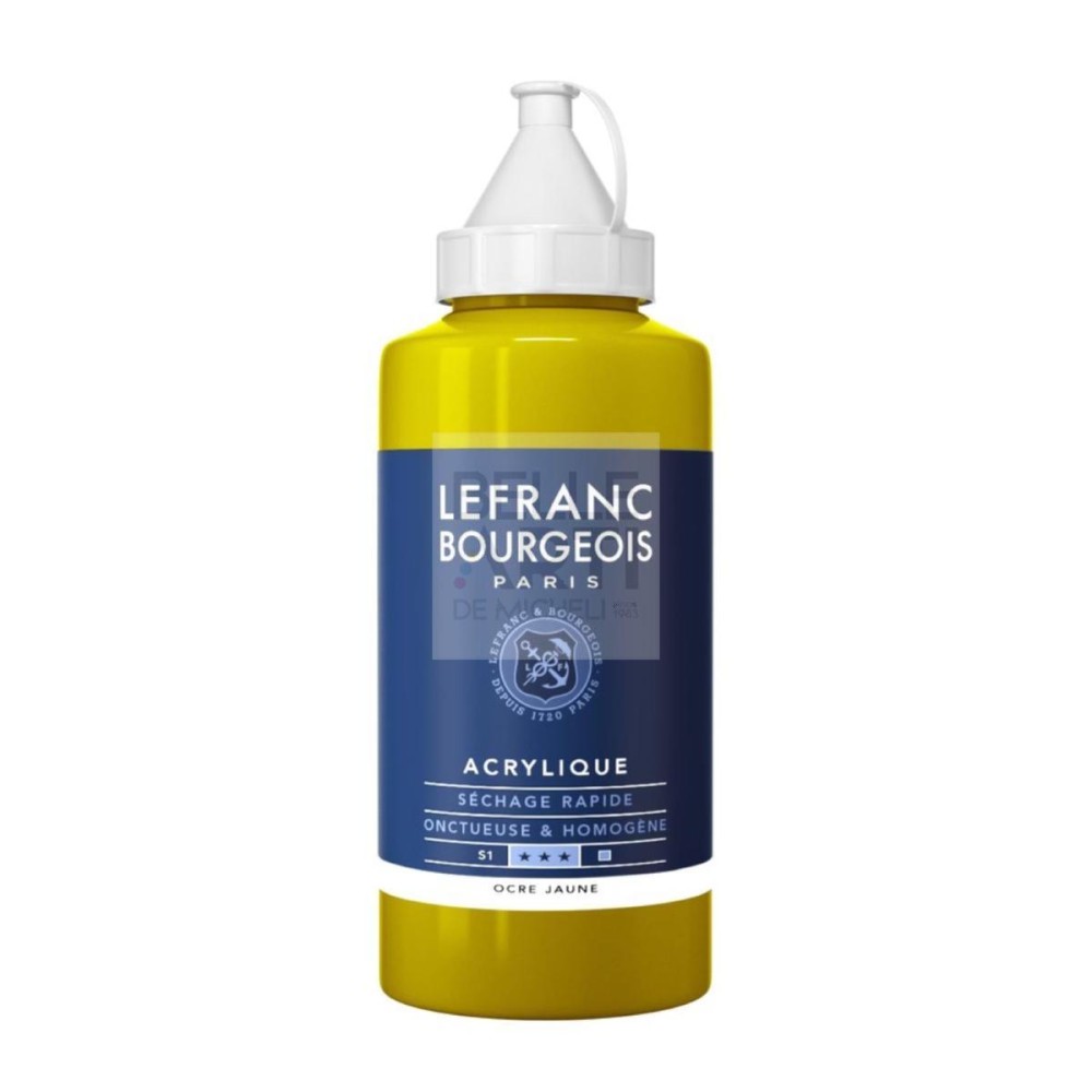 COLORE ACRILICO L&B FINE 750ML 302 OCRA GIALLA