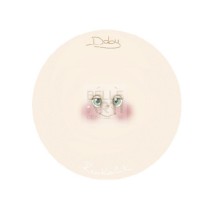 VISO STAMPATO SU TESSUTO " DOBY " DIAM. 13 CM