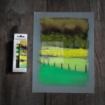 SET 6 MEZZI PASTELLI SECCHI PASTEL A L'ECU " PRIMAVERA "