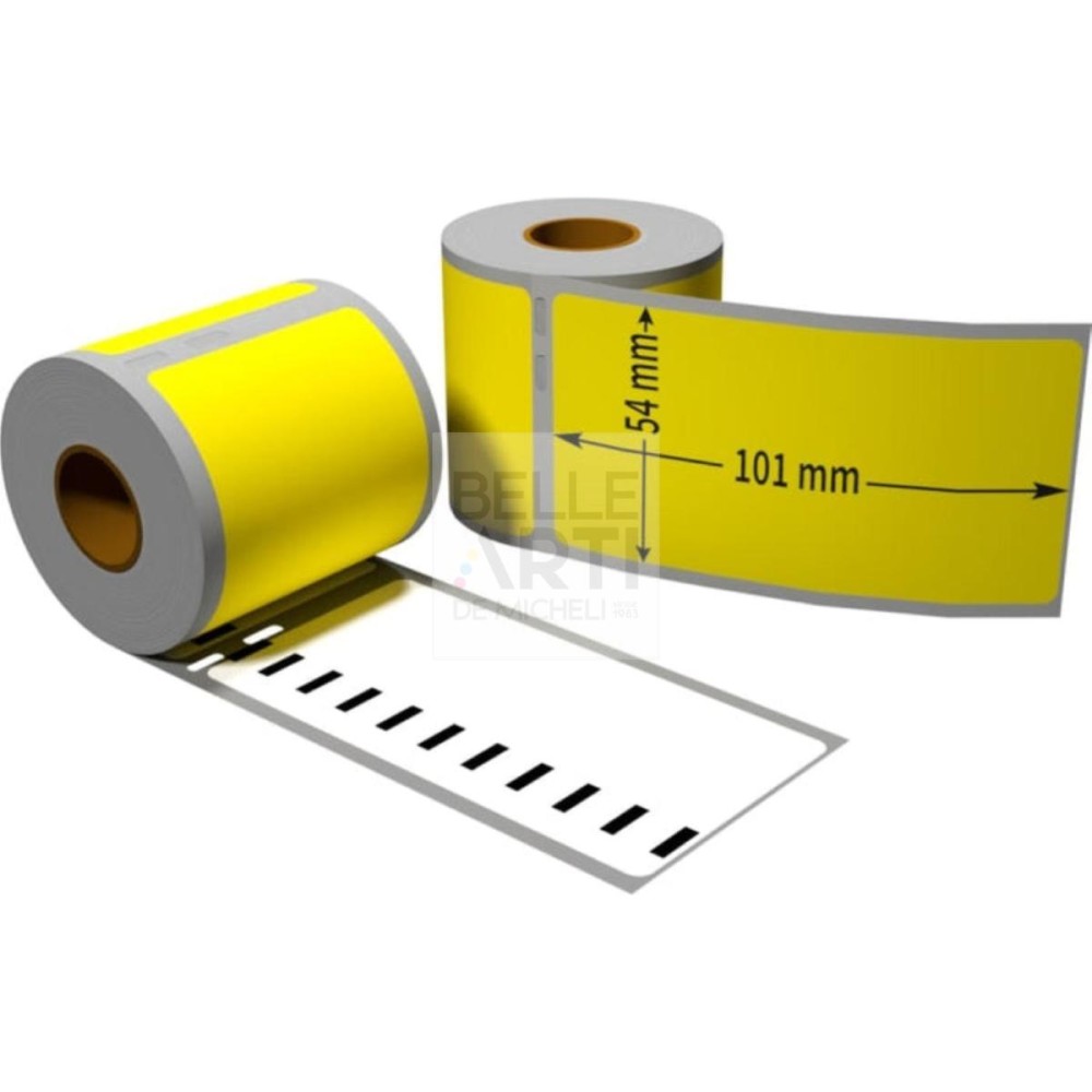 ETICHETTE GIALLO COMPATIBILI CON DYMO 99014 / 54 X 101 (220 ETI.)