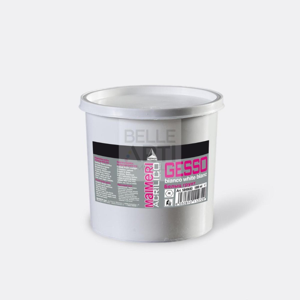 GESSO BIANCO PER FONDO MAIMERI AM 1000 ML.