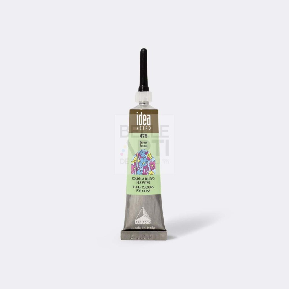 PASTA PIOMBO RILIEVO PER VETRO " IDEA " TUBO DA 20ML 475 BRONZO