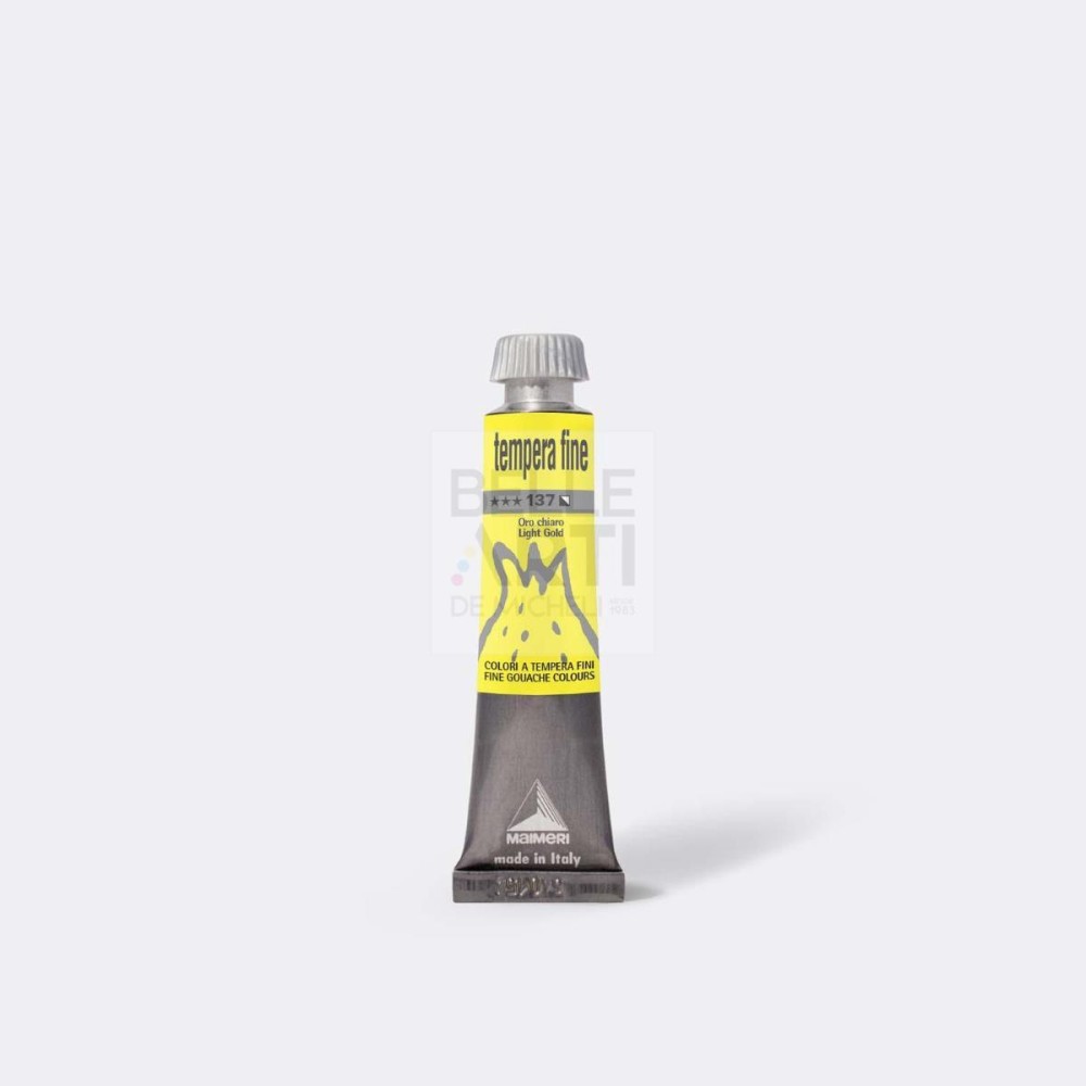 COLORE A TEMPERA FINE DA 20 ml 137 ORO CHIARO