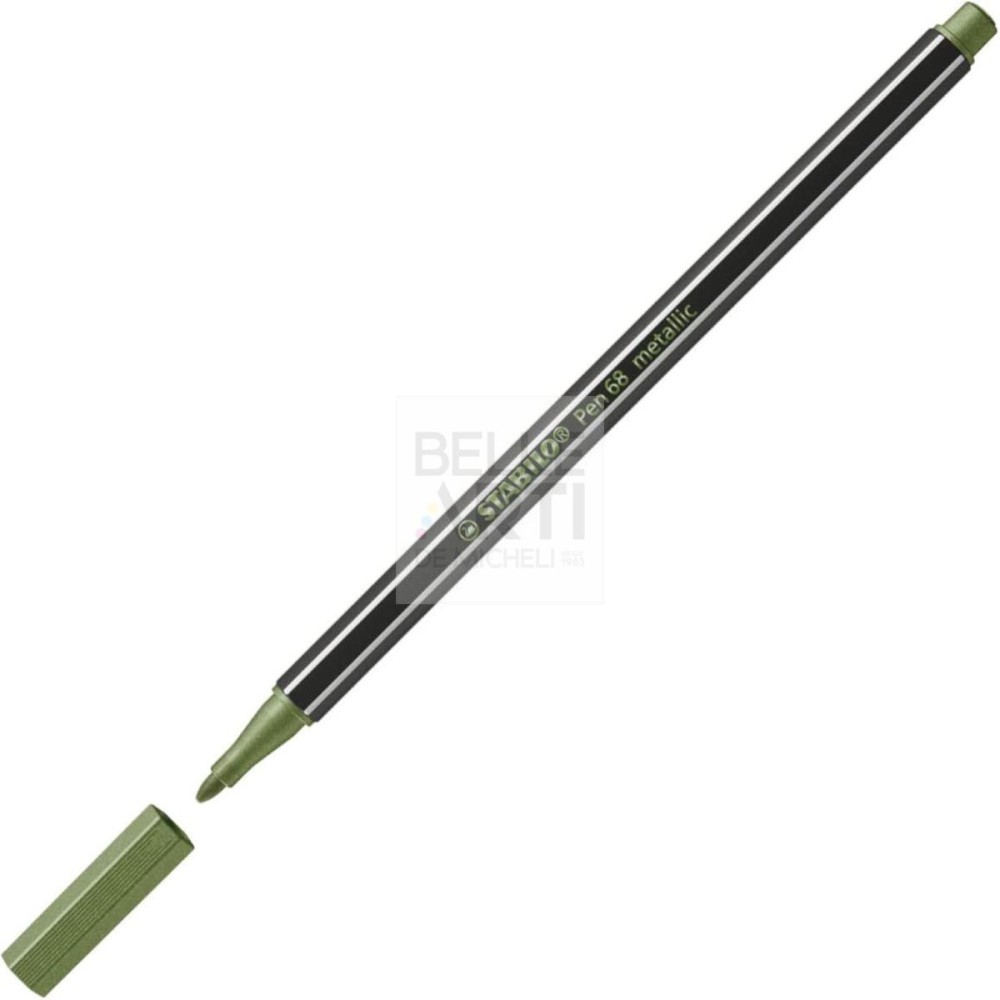 STABILO PEN 68 METALLIC VERDE CHIARO METALLIZZATO