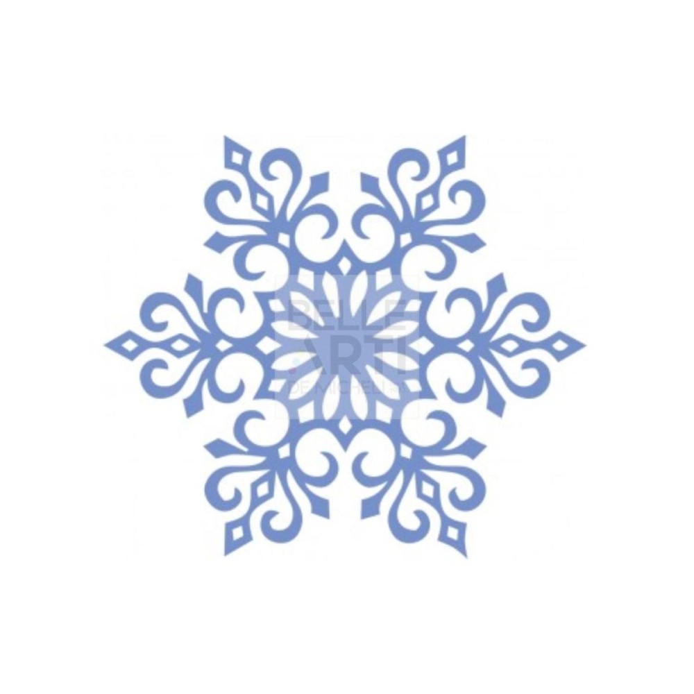 FUSTELLA SOTTILE " FIOCCO DI NEVE 3 "
