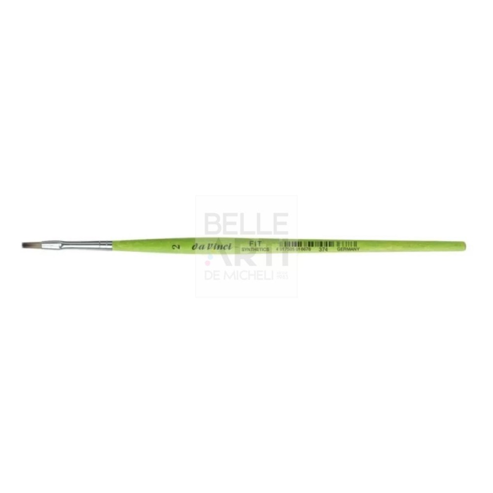 PENNELLO PIATTO S. 374 SERIE " FIT" FILATO GRIGIO M.C. NUM. 6