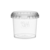 BARATTOLO VUOTO PP TRASPARENTE CON TAPPO CAPACITÀ 520 ML #520