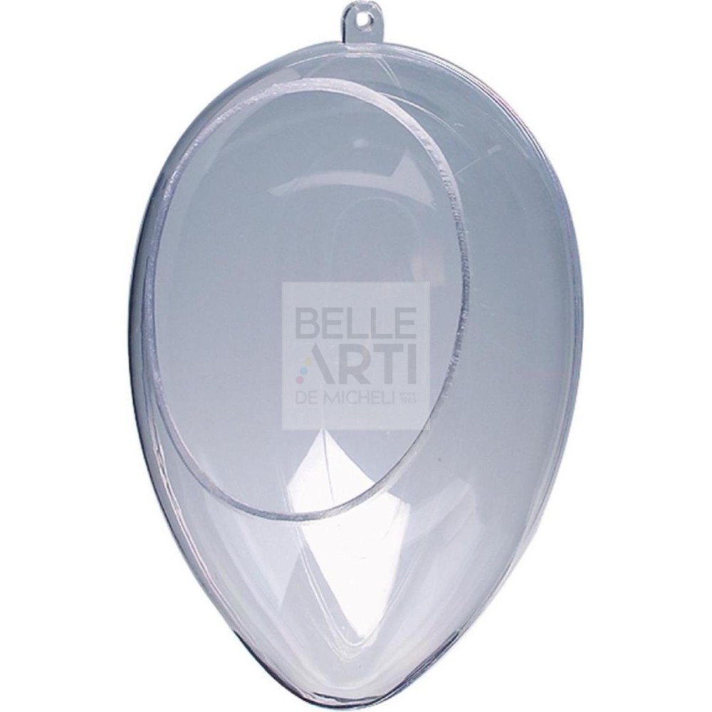 UOVO CON APERTURA ANTERIORE KRISTAL 3D APRIBILE  H.16 CM